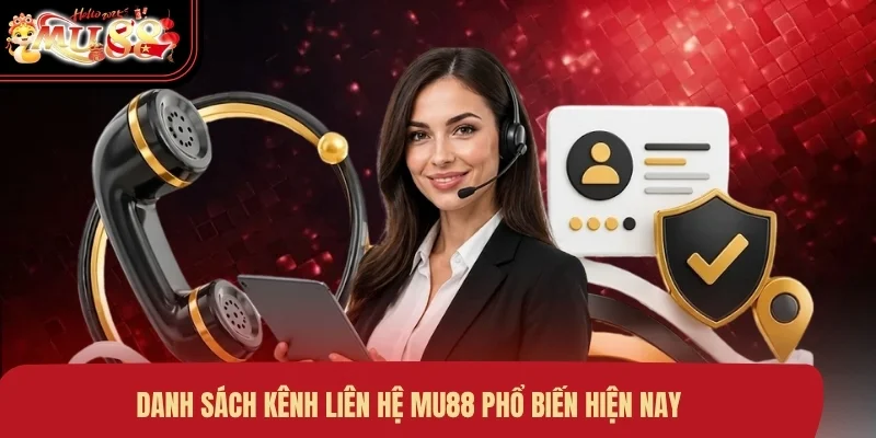 Danh sách kênh liên hệ MU88 phổ biến hiện nay