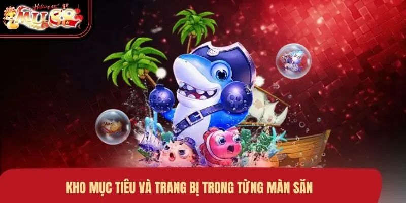 Kho mục tiêu và trang bị trong từng màn săn